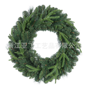 Yafei Cross-Border Boutique Green Pe Pvc Decorative Garland Can Be Customized in Color and Size