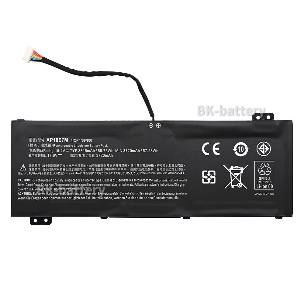 适用全新宏基ACER AN515-54 AN517-51 AP18E7M AP18E8M笔记本电池