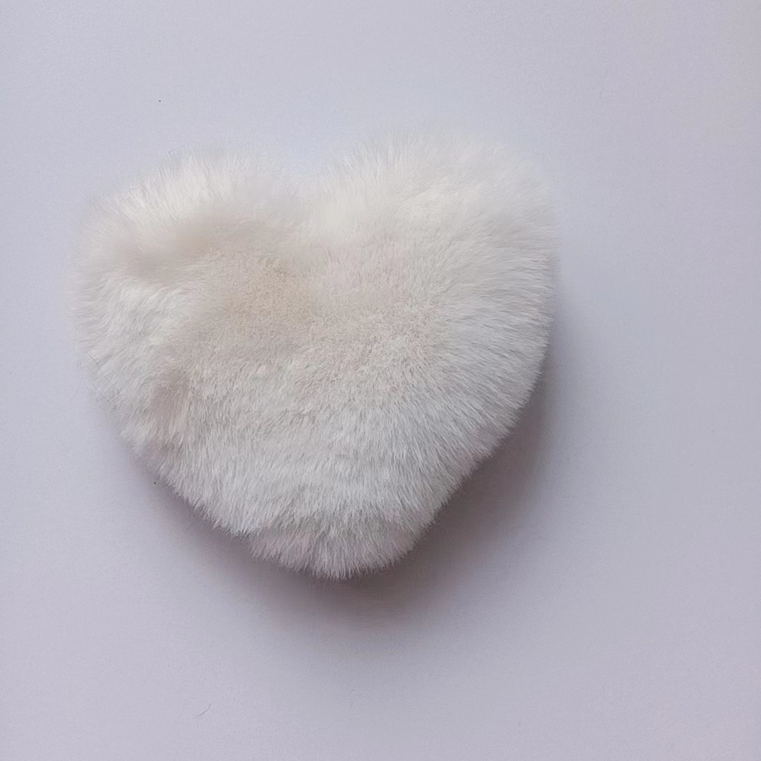 Cute plush bag decoration heart-shaped heart shaped