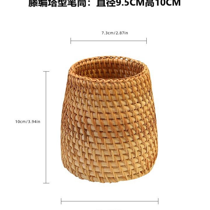 등나무 타워 모양의 펜 홀더 직경 9.5*높이 10CM