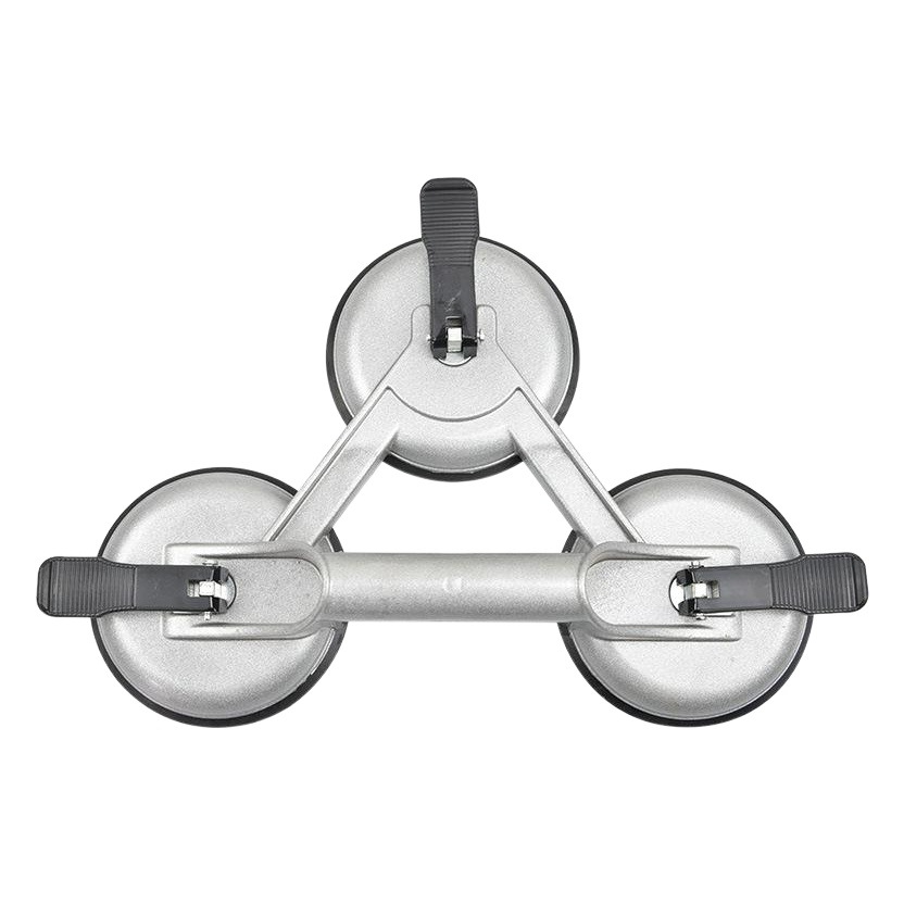 Ventosa de vidrio fuerte vacío de tres garras gran ventosa azulejo pesado dispositivo de succión de mármol pegatina azulejo de piso titular