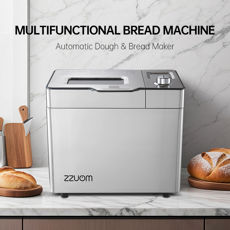 Cross-Border Export Hot-Selling Bread Machine Household Small Fully Automatic Multi-Functional Breakfast Machine and Dough Kneading and Fermentation Machine