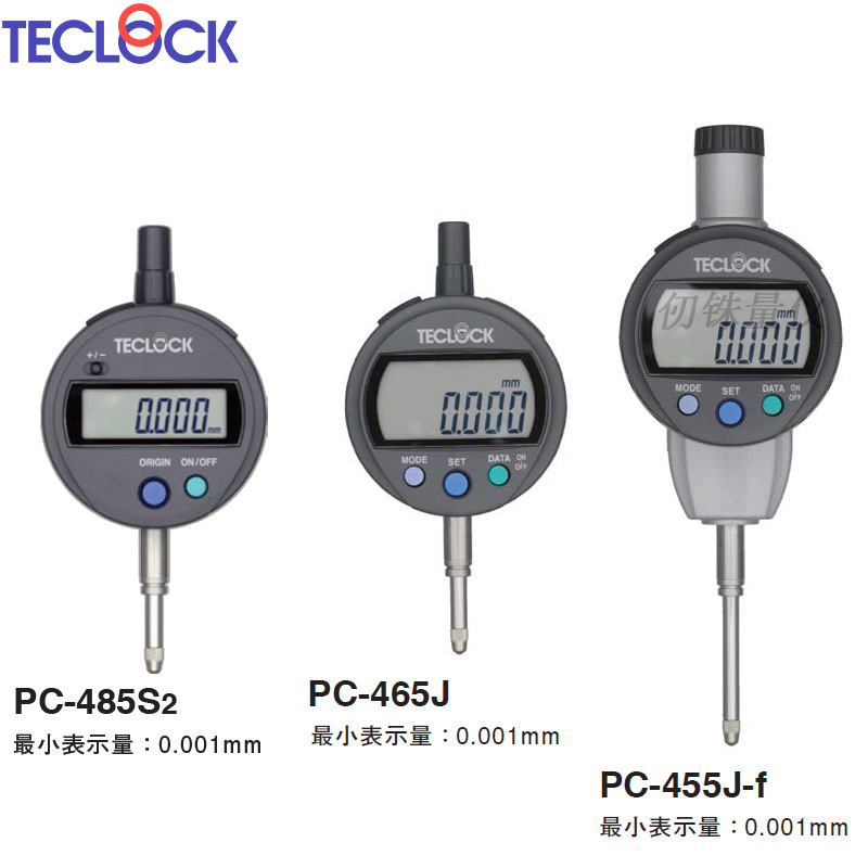 teclock数显百分表PC-440J PC-450J-f电子千分表PC-465J PC-480S2