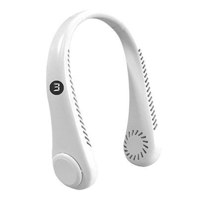 Transfronterizos cuello de visualización digital turbina sin cuchilla portátil USB recargable al aire libre visualización digital turbina ventilador regalo personalizado