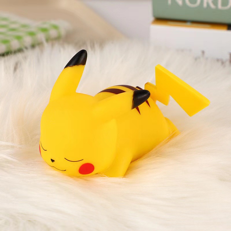 Pikachu lámpara de noche creativa dormitorio cabecera de la cama luces de atmósfera juguetes luminosos dibujos animados pequeños regalos de cumpleaños suministro transfronterizo