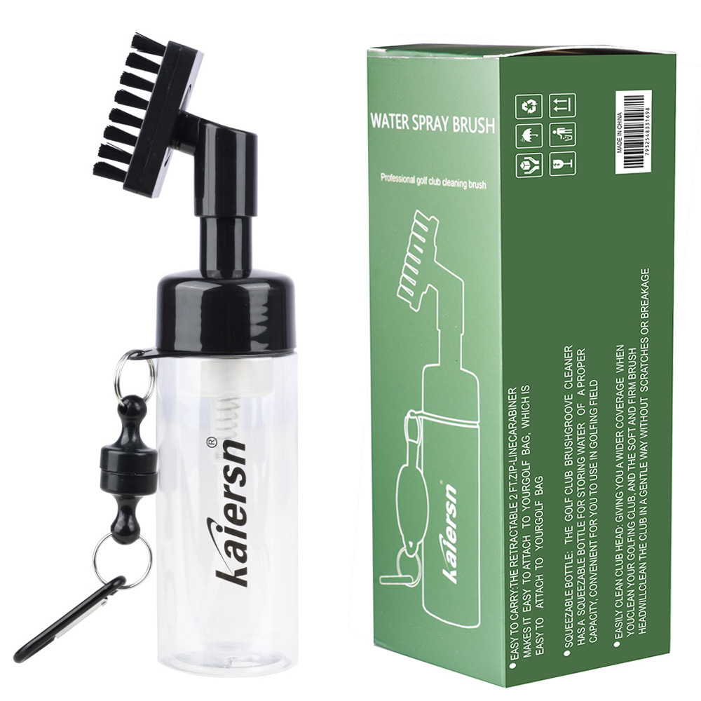 Club de golf pulverización cepillo de limpieza de agua pulverizador de presión cepillo de botella de agua cabeza de club accesorios de limpieza capacidad 150ML