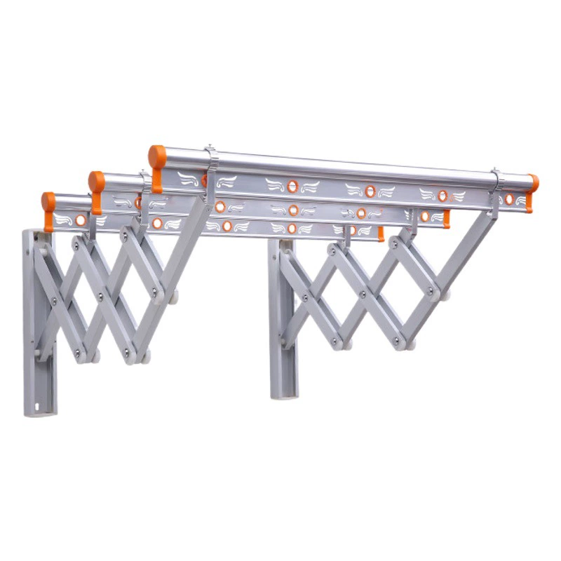 Наружная Складная Сушилка балкон за пределами алюминиевого сплава Телескопическая сушилка бытовые окна раздвижные стойки для одежды оптом