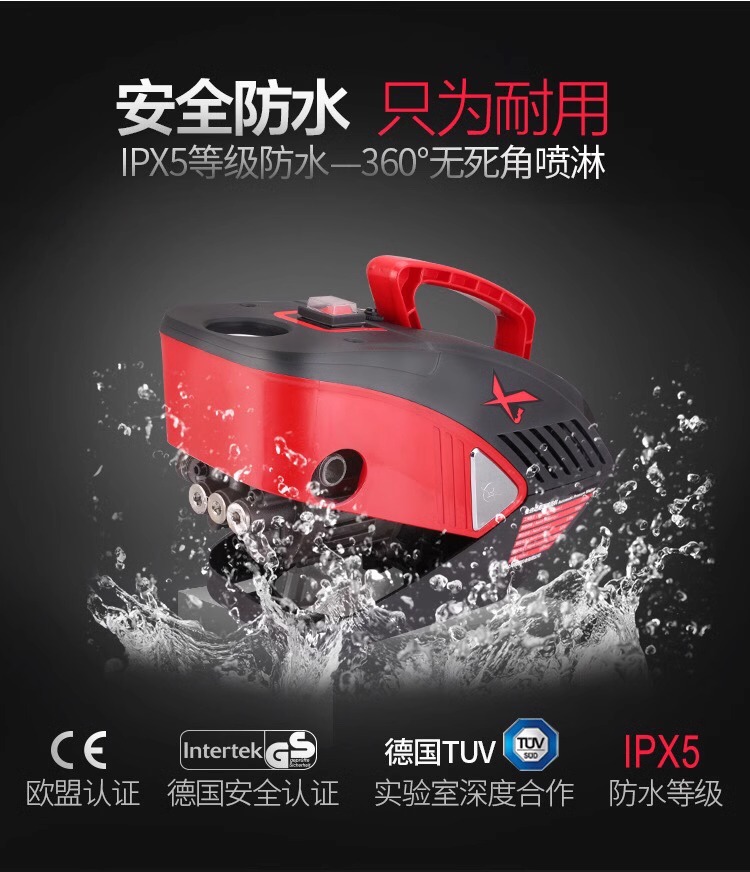 Car X3 high-pressure car washer household 220v high-power portable car brush grab powerful pure copper motor cleaning machine