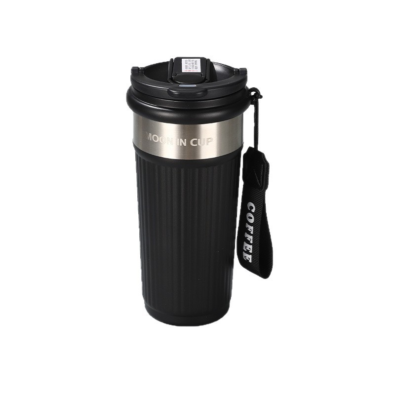 Taza de café multicolor de venta caliente Taza de aislamiento térmico de acero inoxidable portátil para salir taza de agua de paja nueva taza de bebida directa de alto valor nominal