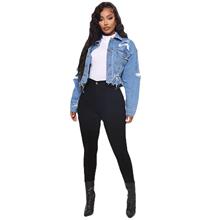 Z 59630 Washed Long Sleeve Denim Jacket �ƶ�ţ������ �羳��