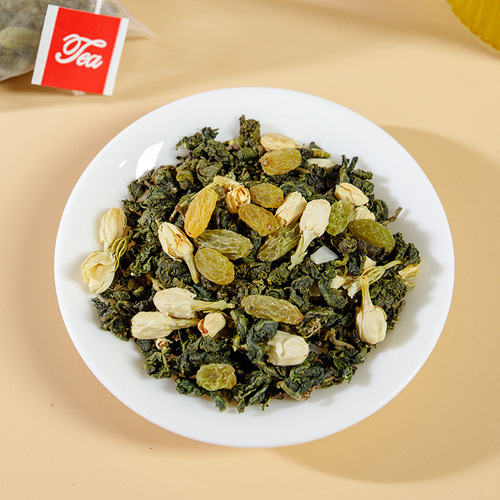 Bulk packed grape oolong tea jasmine flower tea triangular packets herbal tea factory direct sale fruit tea bulk price advantage