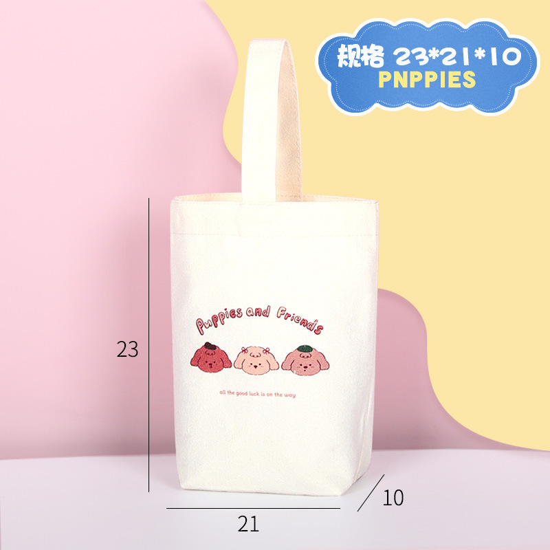 Mini bolso de lona bolso de mano para niños personalizado regalo de cumpleaños bolso de lona portátil bolsa de regalo de vacaciones bolso de cubo