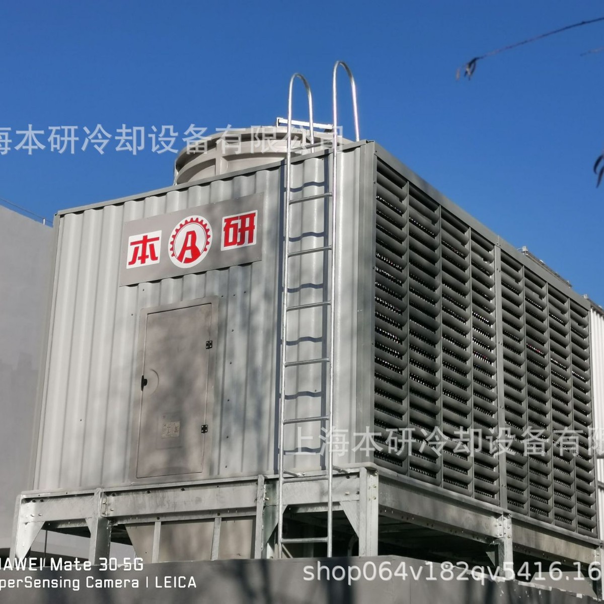 横流冷却塔玻璃钢材质抗酸碱抗老化阻力小降温效果稳定