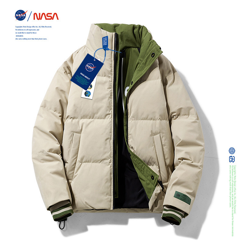 Winter retro Japanese velvet keep warm down jacket