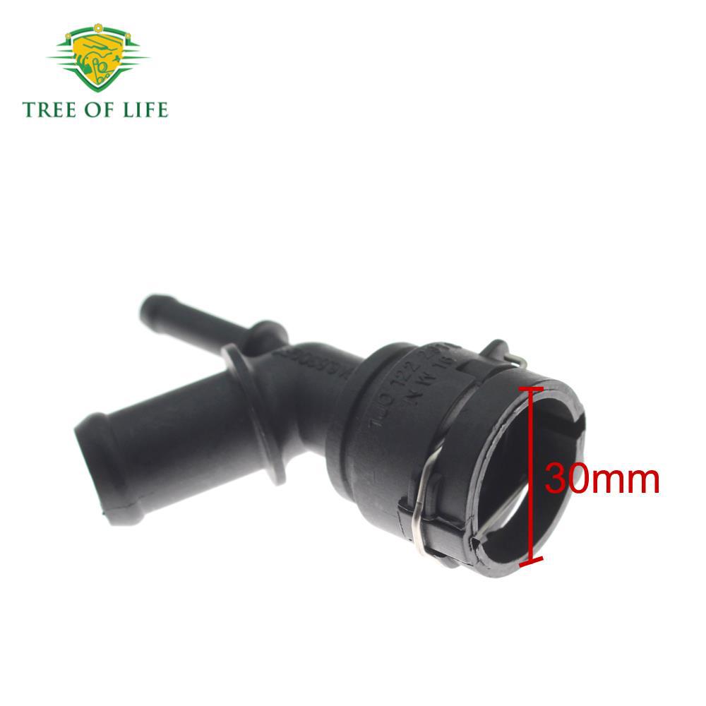 1J0122291B para Volkswagen Golf Skoda conector de brida de salida de agua de refrigeración image 3