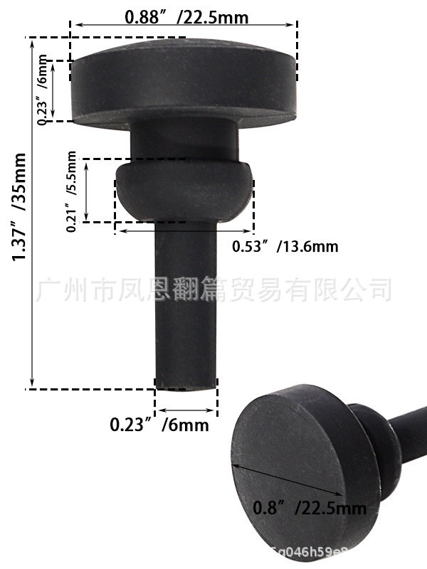 Electric Motorcycle Dual Kickstand Rubber Pad Large Bracket Buffer Ring Pad Ghost Fire Fuxi Niu Large Kickstand Buffer Rubber Sleeve