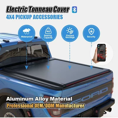 tri-fold cover electric roller shutter — Other Car Modifications