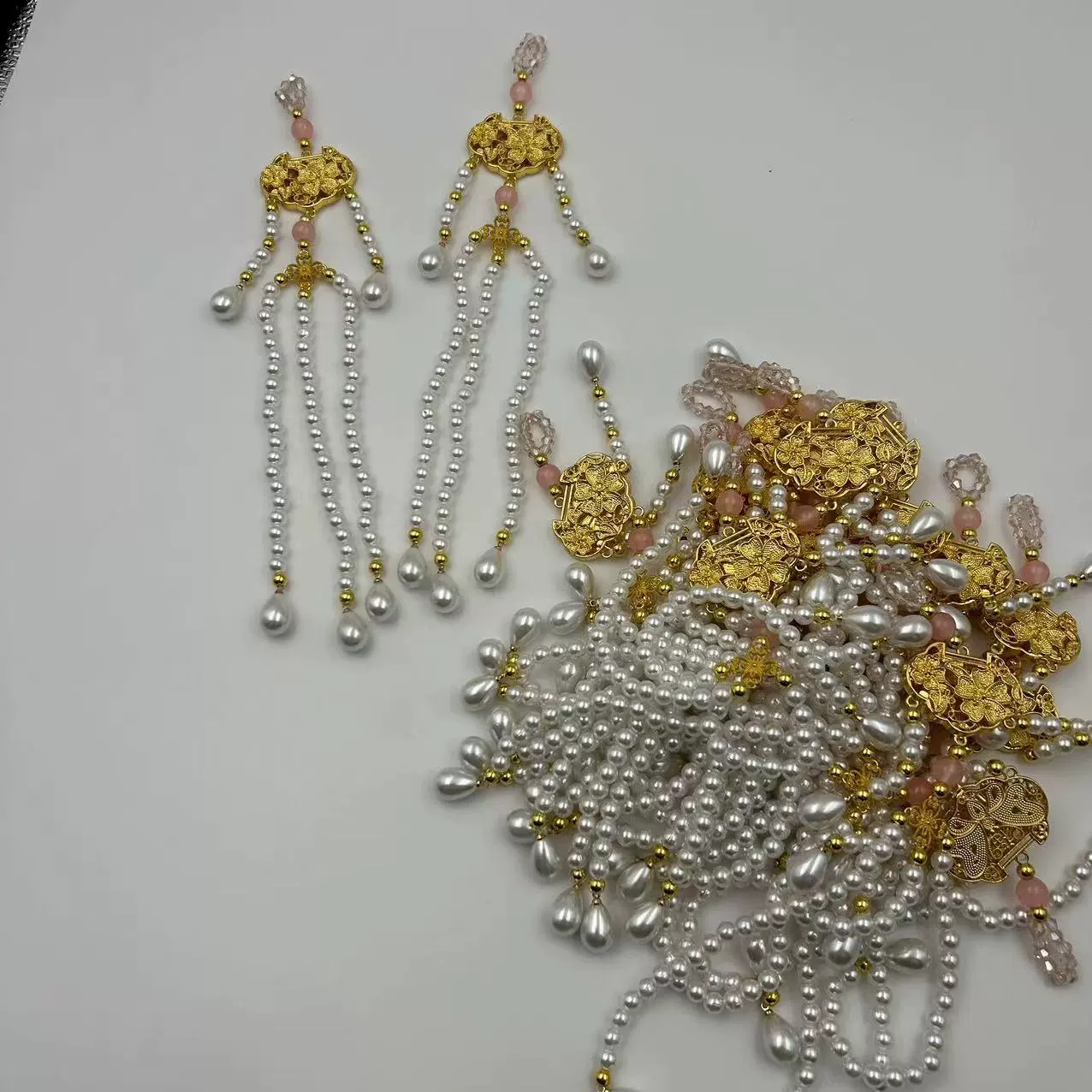 Блокировка Cheongsam Hanfu подвеска с бахроной подвеской Китайский подвеска в китайском стиле