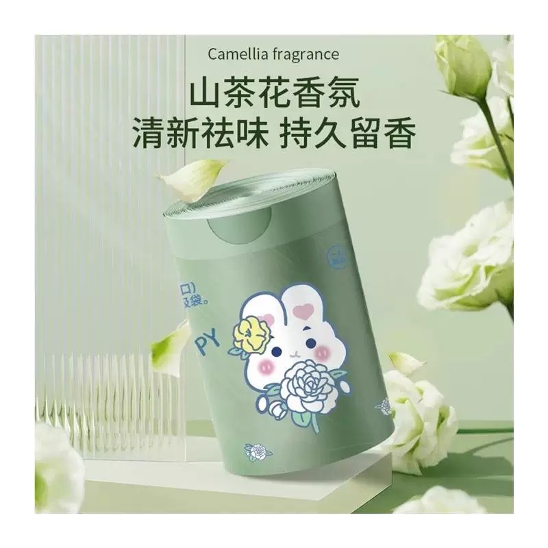 ツバキの花の熊のゴミ袋の家庭用の台所のトイレの香りは大きくて厚い縄を引き出して卸売りします。|undefined