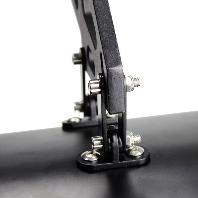 Cross-Border Car Modification Aluminum Alloy Perforated Rear Wing Universal for Sedan Gt Spoiler Tuning