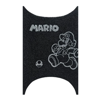 Electric vehicle foot mat Mat, Cute Cartoon Design, Dustproof - mario-no9-mz3