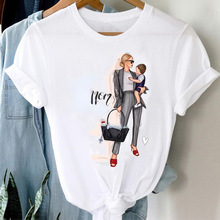 ��óŮװӡ��t-shirt����ĸ�׽������·�t��