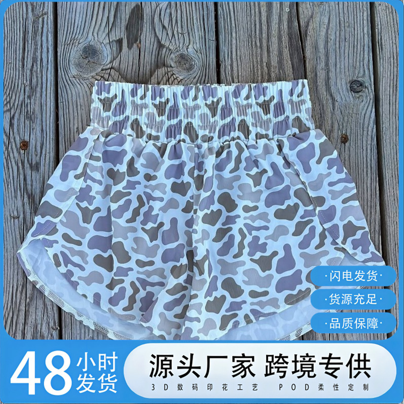 In-Stock High-Waisted Women's Shorts, European and American Cross-Border Foreign Trade Women's Clothing, Independent Site Amazon Elastic Digital Print Shorts In-Stock High-Waisted Women's Shorts, European and American Cross-Border Foreign Trade Women's Clothing, Independent Site Amazon Elastic Digital Print Shorts