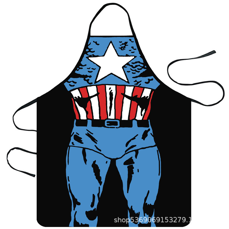 Amazon Cross-border Supply Overalls Apron Kitchen Home Creative Muscle Funny Abdominal Muscle Waist Female Waterproof Fierce Man Amazon Cross-border Supply Overalls Apron Kitchen Home Creative Muscle Funny Abdominal Muscle Waist Female Waterproof Fierce Man