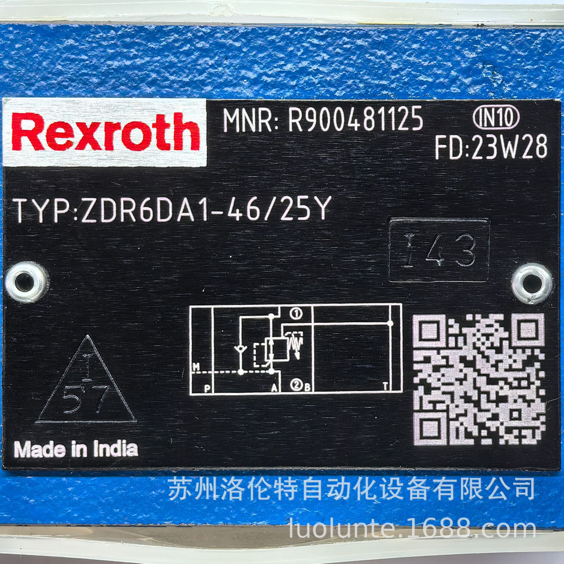 R900481125  ZDR6DA1-4X-25Y Rexroth力士乐 / 液压阀 / 全新原装