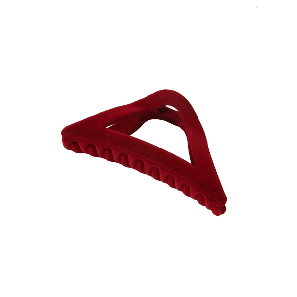 11.5 Velvet triangle-wine red