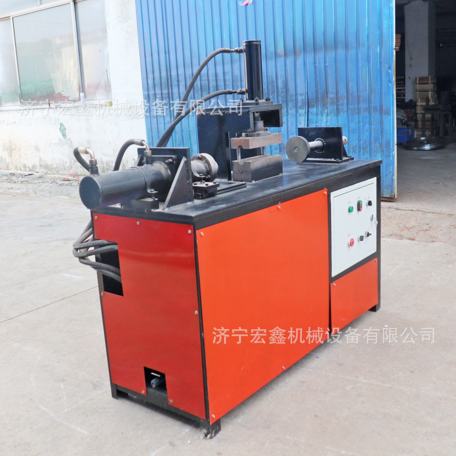 卧式立式全自动液压缩管机钢管压管机脚手架钢管对接胀管机