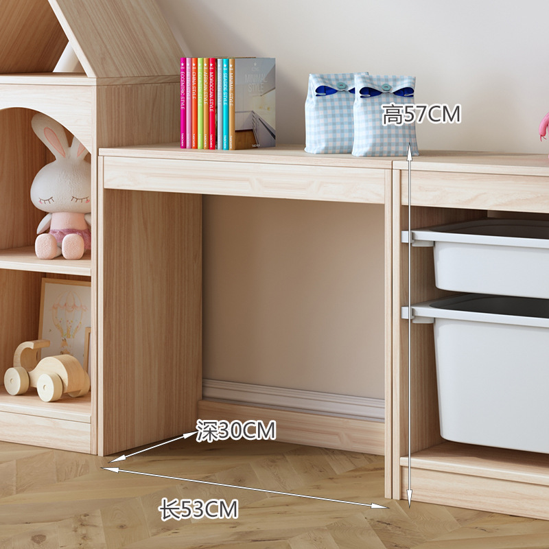 子供の木の手作りのテーブルのゲームのテーブルの赤ちゃんのおもちゃの棚の学習のテーブルの収納棚の置物の棚の幼児のロッカー