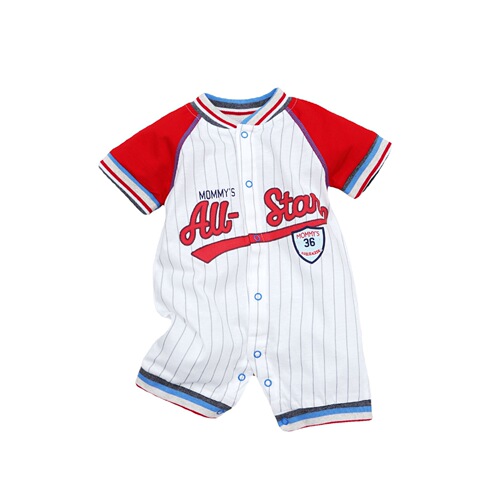 Cross-border  summer clothing boxer baby short-sleeved jumpsuit summer sports series jumpsuit jumpsuit 3-18M