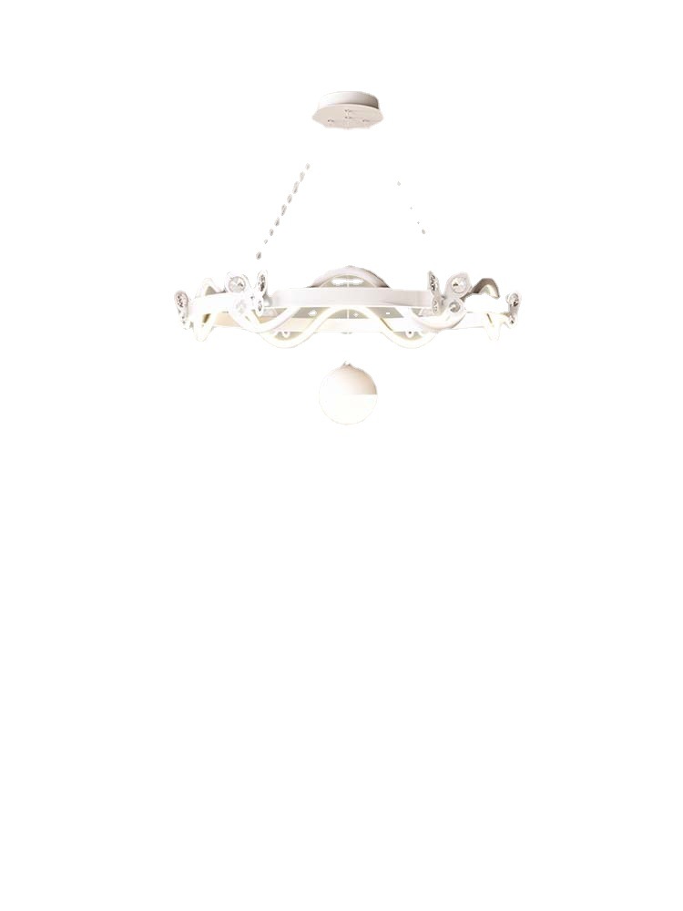 Lámparas de restaurante de viento crema personalidad artística creativa red estrella famosa mesa de comedor de bar lámparas de cristal