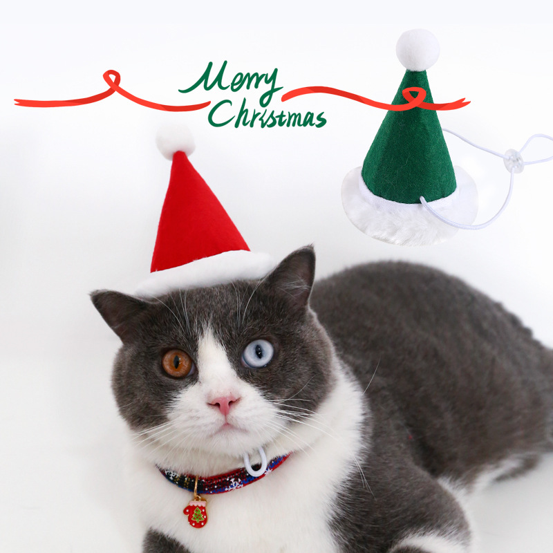 180g Weight Costume Props Event & Party Supplies Pet Hat Type Of Pet Supplies 1 Piece Quantity Daily Occasion Nonwoven Material Christmas Festival Color Block Pattern All Seasons Season Simple Style Style Simple Style Nonwoven Christmas Color Block Pet Hat 1