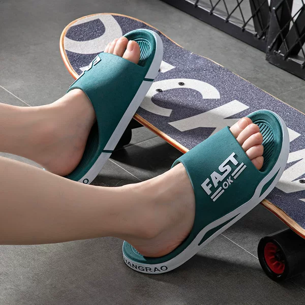 Men's Slippers for Home, Non-Slip, Non-Smell, Durable, Trendy, Versatile, Fashionable, Men's Outdoor Sandals