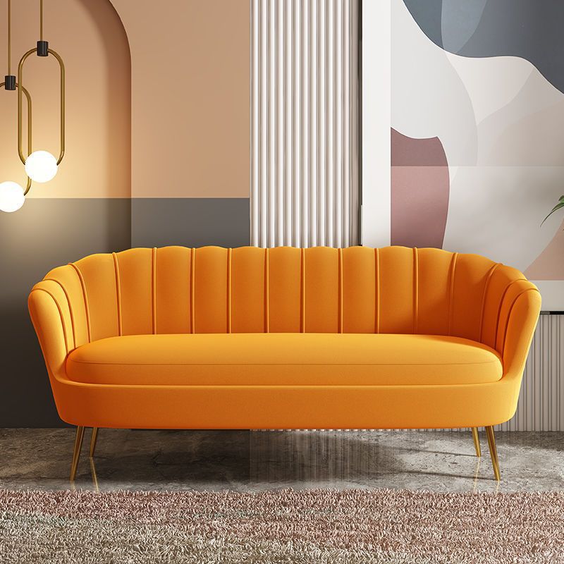 Red sofá dormitorio doble nórdico pequeño tipo de lujo sala de estar tienda de ropa de alquiler pequeño sofá de tres