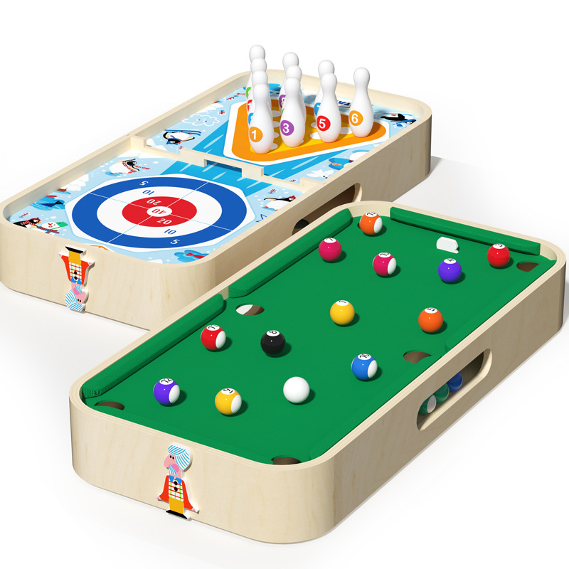 Juegos de mesa de billar para niños y niñas regalos juguetes domésticos escritorio pequeño interior niños billar ajedrez pequeño tamaño grande