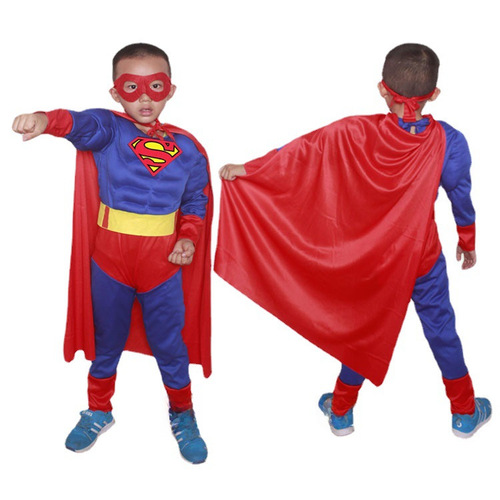 Halloween costumes for children Avengers United States Captain America Iron Man Superman Spider-Man Optimus Prime muscular suits