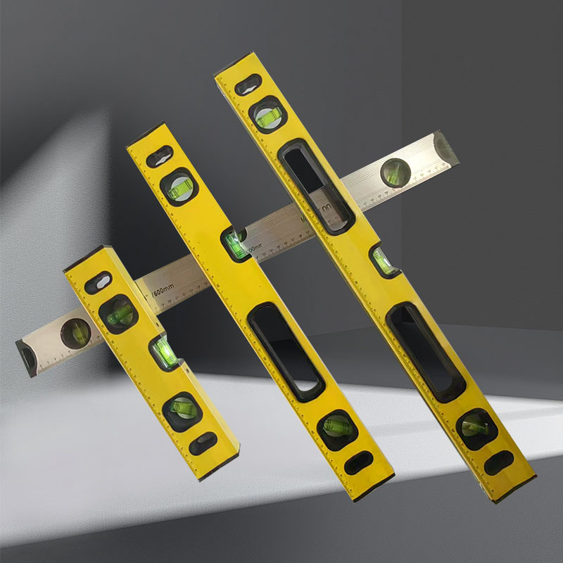 批发铝合金水平尺高精度水平尺磁性铝合金工业家用装修平衡尺