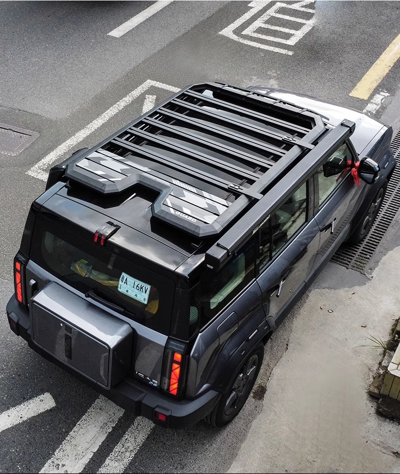 Suitable for Chery Icar03 Roof Rack Frame Modification, Explorer Extension Platform, Side Ladder, Tent, Small Backpack