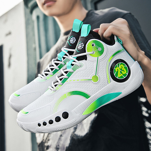 Wholesale leather practical sports shoes for adults and teenagers basketball shoes for boys and middle school students all seasons outdoor running shoes