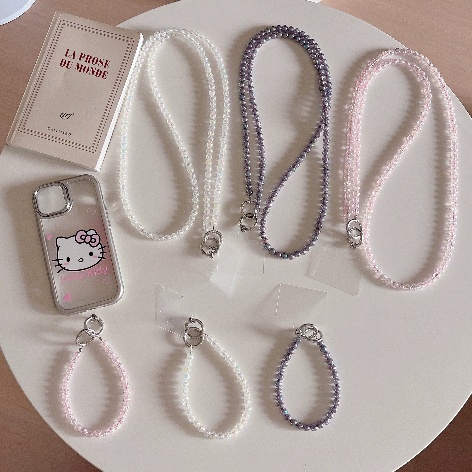 Phone case handmade, chain, handheld bag strap, simple and elegant design