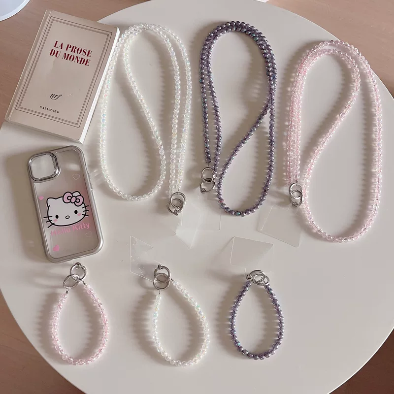 Phone case handmade, chain, handheld bag strap, simple and elegant design