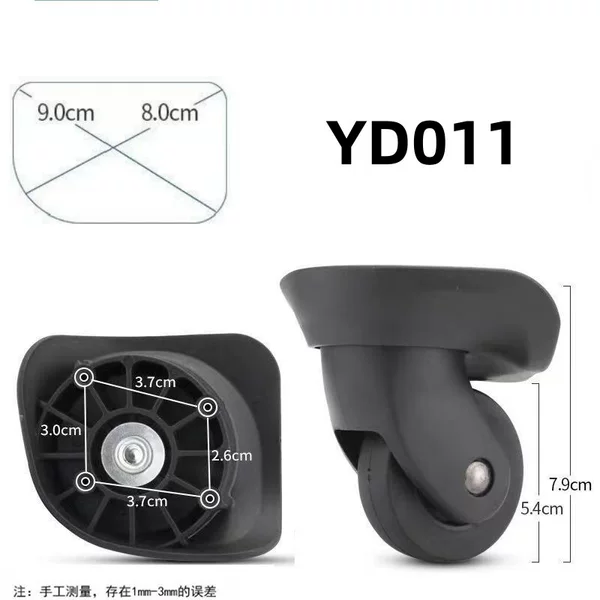 Luggage Wheel Replacement Universal Wheel Parts Trolley Combination Lock Suitcase Wheels Leather Suitcase Sliding Roller Repair