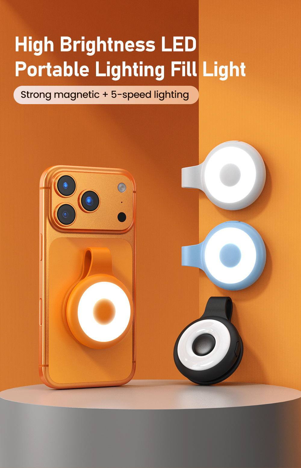 Portable Led Ring Light For Phone Photography And Live Streaming_voghion.com