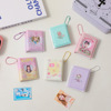 Brand cartoon small photoalbum, storage system, keychain, card book, Korean style, 2inch