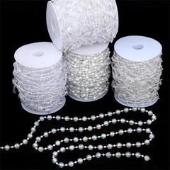 アクリル糸カーテンビーズウェディングプラスチックビーズチェーンdiy手作りアクセサリーチェーンビーズチェーン