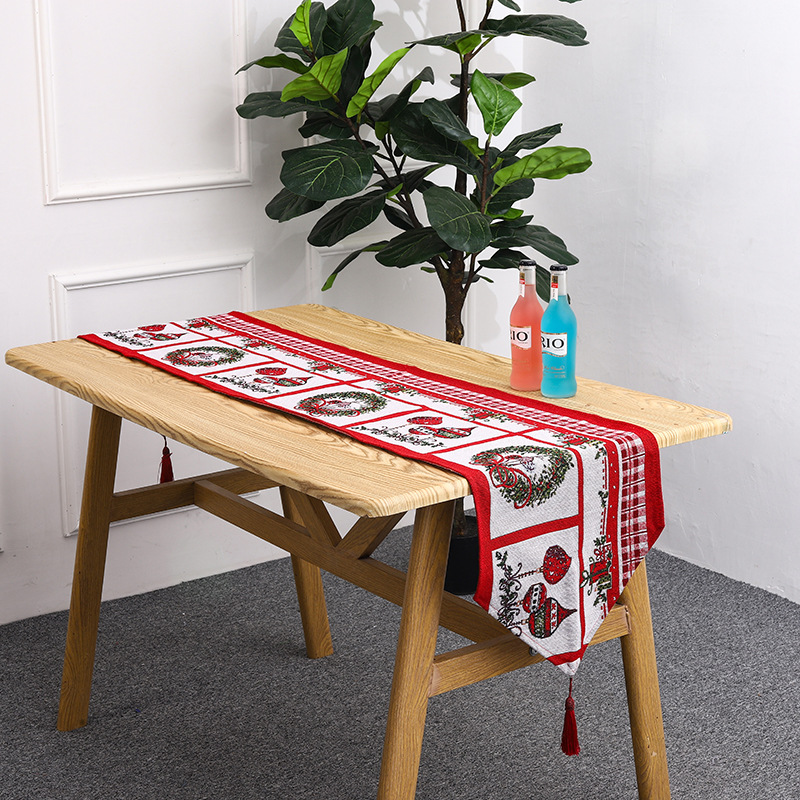 Weihnachten Mode Weihnachtsmann Polyester Gruppe Tischs Ets 1 Stück display picture 7