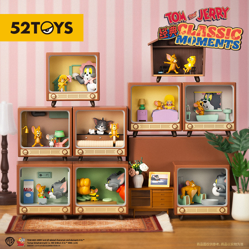 正規品 52TOYS トムとジェリー クラシック MOMENT ブラインドボックス フィギュアシリーズ ブラインドボックス トレンド おもちゃ 周辺フィギュア オーナメント|undefined
